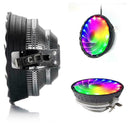 RGB LED CPU Cooler Fan Heatsink For Intel LGA1155 AM2+ Socket E9W8 F2M6