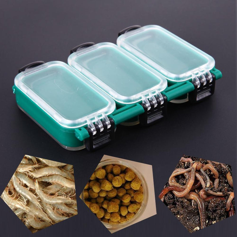 6 Compartment Waterproof Double Sided Fishing Storage Case Lure Box