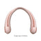 Portable Hanging Neck Fan Air Cooling Bladeless Wearable Lazy Fan (Pink)