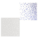 Cards Making DIY Falling Snow Stencil Template Embossing Scrapbooking
