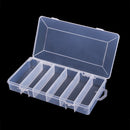 6 Compartments Fishing Lure Plastic Box Portable Kit Storage Case