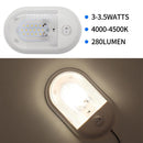 12-24V 24 LED Dome Light Ceiling Lamp with Switch for RV Marine Boat Yacht Newly