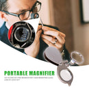 Loupe HD Key Chain Magnifiers Magnifying Glass Lens Folding Magnifiers 15X