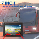 7"" TFT LCD Monitor 2 Way Video Input for Car Rearview Home Security Camera