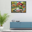 DIY Diamond Painting Kits Rural Farm Full Round Drill Wall Home Decoration Gi
