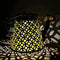 LED Solar Watering Can Lamp Garden Shower Art Metal Iron Kettle Light (D)