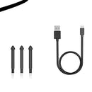 Stylus Pen USB Rechargeable Tablet Laptop Touch Screen Pen with 3 Nib Tip Kits