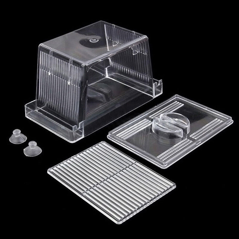 Transparent Aquarium Breeder Hatchery Box Fish Tank Isolation Box Incubator