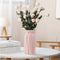 3 pcNordic Style Plastic Vase Desktop Ornaments for Dry Flower Holder (Pink)