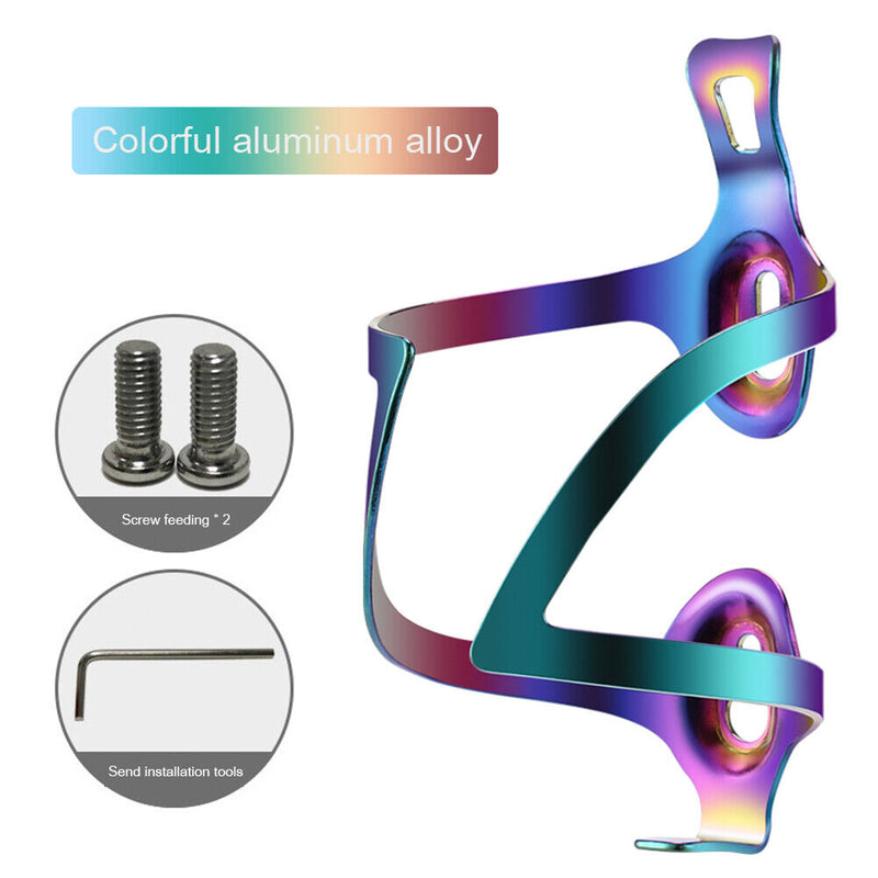 Aluminum Alloy Bike Water Bottle Cage Stand MTB Cycling Drink Cup Holder Bracket