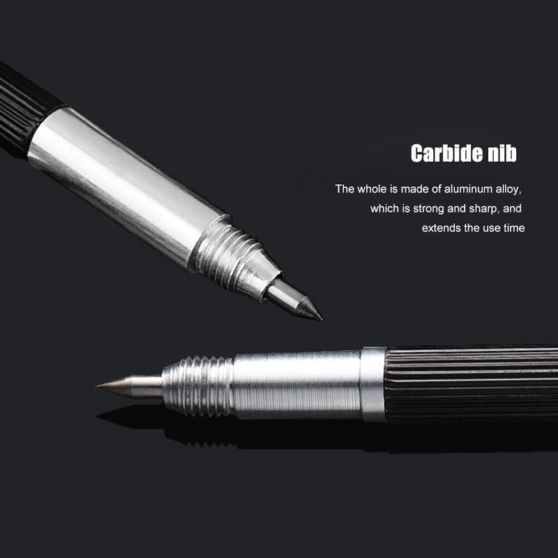 Double Headed Tungsten Carbide Tip Scriber Etching Engraving Marking Pen Newly