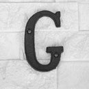 Metal Letters Cast Iron House Sign Doorplate DIY Cafe Wall Decoration (G) Newly