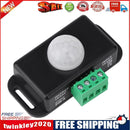 2pcs 12V/24V Automatic Body Infrared PIR LED Light Strip Motion Sensor