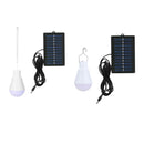 12LED Solar Bulb Hanging Lamp Outdoor Garden Camping Tent Light (B Hook)
