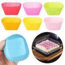 Reusable DIY Cupcake Baking Cake Mold Pastry Tools Wrapper Paper Liner Mold