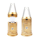 LED Solar Power Lantern Lamp Portable Outdoor Camping Hiking Emergency Lighting