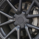 4pcs Wheel Center Caps for Tesla 3 Car Five Claw Hub Cover (Matt Black) Newly