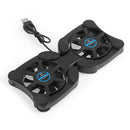 Laptop Dual Cooling Fan Notebook Computer Accessories Foldable Cooler Radiator