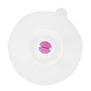 Silicone Cup Cover Small Bean Sprout Heat Resistant Cups Lid (Rose Red)