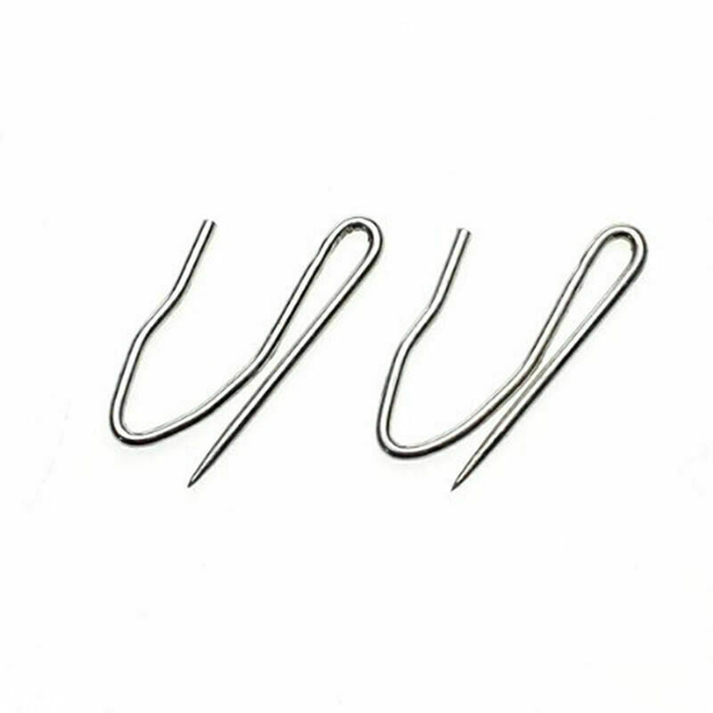 50 Pcs Pin Hooks Curtain Hooks French Pinch Pleat Fabric E1S3 Hook A7U0 Sun S3C9