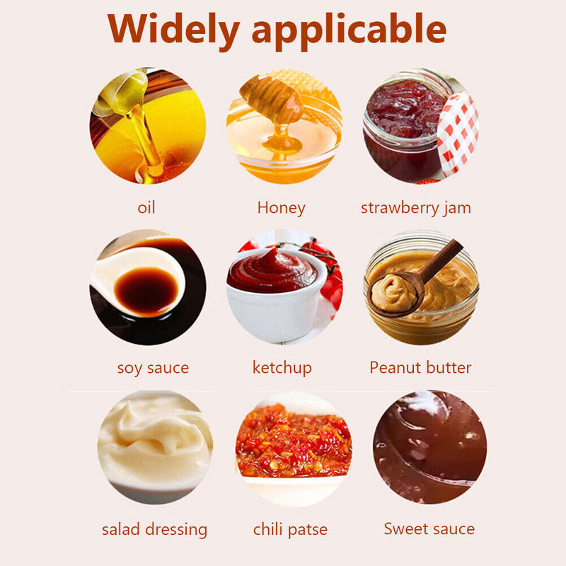 5 Holes Squeeze Bottle Food Grade Plastic Ketchup Mustard Mayo Olive Oil Bottles