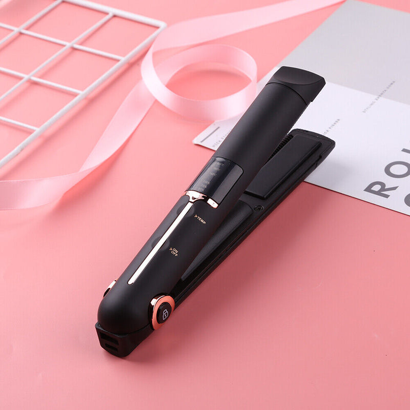Professional Hair Straightener Cordless Curler Hair Flat Iron Hairdressing Tool