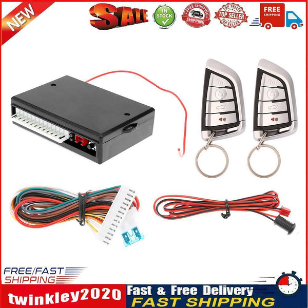 Car Remote Central Door Lock Kit Auto Keyless Entry Alarm System 405/T304 Newly