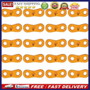 20pcs Camping Tent Cord Rope Fastener Aluminum Hanger Tensioners Fastener Kit
