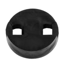 35 x 35mm Acoustic Cello Durable Round Circular Rubber Design Mute Silencer