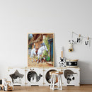 Full Embroidery Stamped Horse Dog DIY 11CT Eco-Cotton Thread Cross Stitch Kit