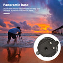 Rotating Ballhead Panoramic Tripod Head Camera Stabilizer Leveling Adapter Newly