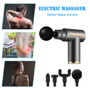 Mini Portable Fascial Gun Electric Body Massager Muscle Pain Relief (Grey) Newly