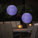 8pcs LED Solar Lantern Lamp Waterproof Outdoor Hanging Light Festival Decor