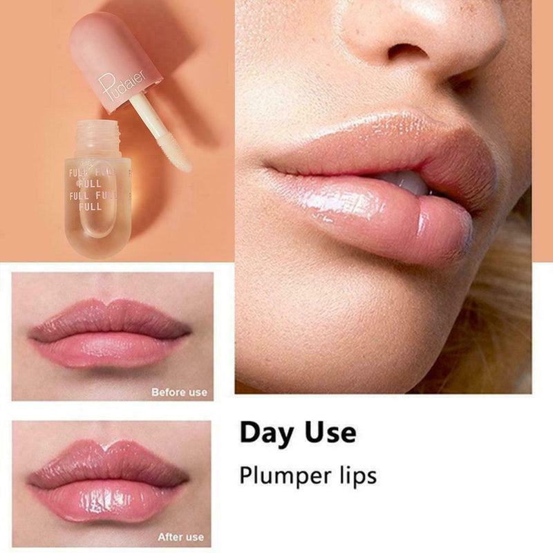 Vegetable Lip Plumping Oil Moisturizing Essence Repair Lipstick Care J3F6