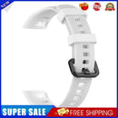 Silicone Wrist Strap Band w/Steel Buckle for Huawei Honor Band 5/4 (White)