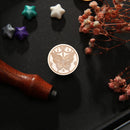 25mm Animal Round Retro Wax Seal Stamp Head Fire Paint for Wedding Invitati