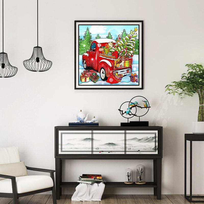 Gift Car Oil Paint by Numbers Hand Painted Frameless Picture Home Ornament Kit