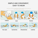 #A Swimming Laps Inflatable Floating Swim Arm Rings for Kids Adults Water Pool T