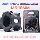 6pcs MTB Stem Bolts M5x18mm Allen Head Stem Screws w/ Washer (Multicolor)