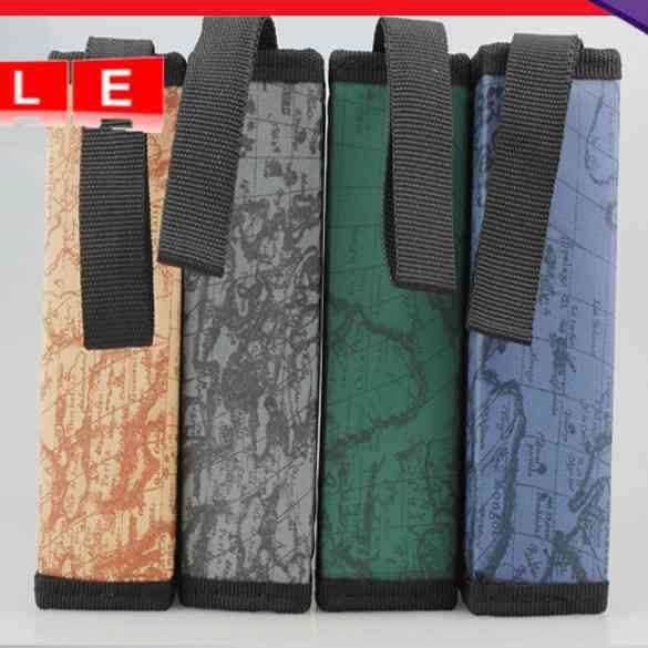 40pcs DVD Capacity World Card Pattern CD DVD Disc Holder Dustproof Carry Case