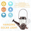 Solar Fairy Lights Outdoor Waterproof 20 LEDs Hanging Watering Can Garden Decor