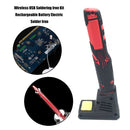 Wireless USB Soldering Iron Kit Rechargeable Battery Electric Solder Iron Newly