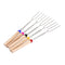 5x Outdoor BBQ Forks Stainless Steel Telescopic U-Shaped Camping Barbecue Sticks