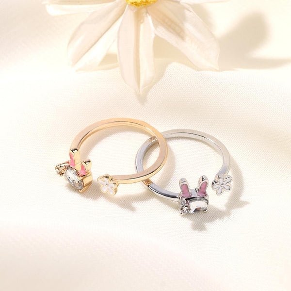 Women Opening Adjustable Gift Animal Rings Cute Ring Rabbit