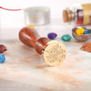 Retro Wax Seal Stamp Happy Birthday Paint Wood Seal DIY Sealing Wax (10)