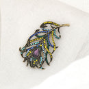 Peacock Brooches Boho Enamel Pins  Animal Bird Pins Wedding Accessories