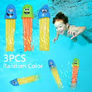 3pcs Octopus Shape Kids Plants Toys for Children Swimming Pool Diving Training