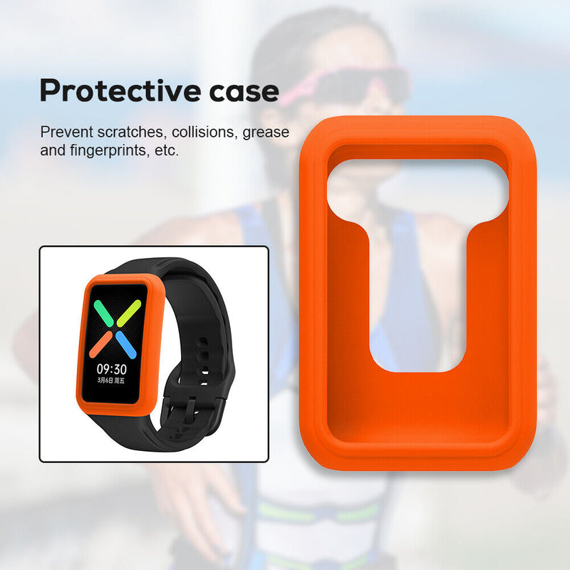 Anti-Scratch Watch Housing Cover for OPPO Watch Free Protectors (Orange) Newly