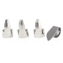 4pcs Guitar Picks Metal Index Finger Picks Instrument Part Accessories
