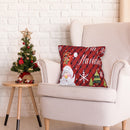 Merry Christmas Retro Print Pillowcase Throw Pillow Case Home Ornaments Gift